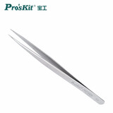 宝工（Pro'sKit）不锈钢防磁长尖镊子电子维修专用 (140mm) 1PK-105T 140mm不锈钢防磁长尖镊子（1PK-105T）