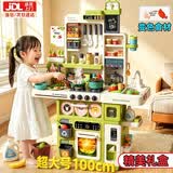 Eve Stone SPECIAL GIRL LIKE YOU玩具女孩厨房玩具3-6岁套装仿真厨具做饭煮饭儿童过家家2女童1到3 超大号100cm+烤面包机+101件套绿 小厨房4岁男女孩6-12宝宝