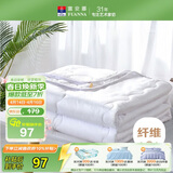 富安娜被子夏凉被学生宿舍夏被可机洗空调被单人夏薄被1.7斤152x210cm
