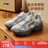 李宁红糖丨经典休闲鞋男子减震回弹潮流复古轻量柔软运动鞋AGCV127