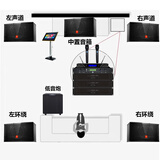 JBL【进口品质】家庭ktv音响套装 5.1影院舞台演出音箱专业卡拉ok唱歌全套设备K歌一体机 【免费升级10吋】5.1影K套装（影院+K歌）