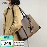viney包包女包帆布托特包大容量品牌单肩大包生日母亲节礼物实用送妈妈
