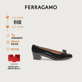 菲拉格慕（Ferragamo）女士Vara蝴蝶结高跟鞋 0591963_1D _ 75 礼物送女友
