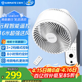 艾美特（AIRMATE）空气循环壁扇壁挂式电风扇家用商用转页扇餐厅宿舍食堂工业工程风扇大风量遥控墙壁风扇 FW23-R7