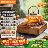 苏泊尔（SUPOR）迷你电陶炉煮茶器茶艺炉围炉煮茶办公室家用养生煮茶炉蒸茶器不挑器具SW-DTL03