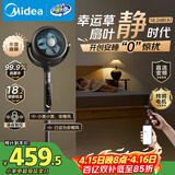 美的（Midea）【幸运草安睡Ultra】直流变频3D摇头空气循环扇/卧室静音家用电风扇/小型遥控落地扇/语音净化风扇