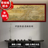 DI AI WAI【带实木框】拼图成年人1000片带边框儿童6-12岁高难度国潮新年礼 1000片清明上河图【红木色相框】