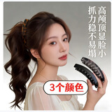 Dikalu豹纹香蕉夹发夹女2026新款高级感气质扭扭夹竖夹后脑勺高马尾抓夹