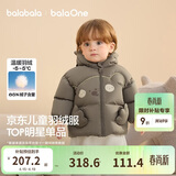 巴拉巴拉童装儿童羽绒服男女童外套冬装2025新款婴儿衣服保暖加厚泡芙羽绒