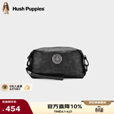 暇步士（Hush Puppies）男士手包轻奢高档品牌真皮商务手抓包新款头层牛皮双色手拿包礼物 银灰色HA-1811711W-5813