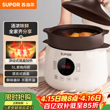 苏泊尔（SUPOR）电炖锅电炖盅 电砂锅煲汤锅 炖汤锅 燕窝炖锅 紫陶锅电汤锅煮粥神器 电煮锅家用DG50YC851多功能锅