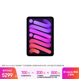 Apple/苹果 iPad mini (A17 Pro) 8.3英寸 平板电脑(128G eSIM版/mini7/MXQ33CH/A)紫色