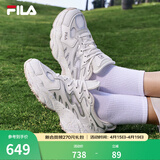 斐乐（FILA）官方女鞋老爹鞋运动鞋杨幂同款夏蕨草鞋休闲鞋 磨菇灰色/白中白-OB 37.5