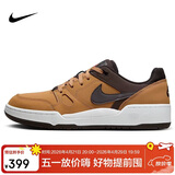 耐克NIKE休闲鞋男子经典减震FULL FORCE运动鞋HF7734-200棕白42.5
