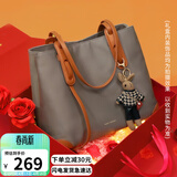 viney包包女包帆布托特包大容量品牌单肩大包生日母亲节礼物实用送妈妈