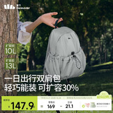 蕉下（beneunder）双肩包女包背包旅游轻便小型书包登山通勤户外送女生
