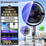 艾美特（AIRMATE）【AI风随人动】空气循环扇电风扇AI语音智能直流家用卧室一级能效超安静轻音落地扇 AIR17PROMAX