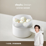 olayks立时 电煮锅小电锅宿舍小锅多功能电热锅 学生宿舍泡面电火锅多用途电蒸锅 1.5L