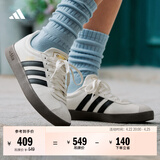 adidas「T头鞋」VL COURT复古休闲板鞋德训鞋男女阿迪达斯轻运动   汉玉白/黑色/树脂黄 (推荐女生买小半码)   37