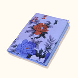 妙麦乐棉斜纹老式床单加厚国民被单上海传统床单 单双人棉单件印花 蓝色 245x245cm/1.8米床