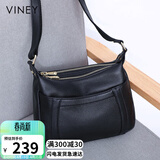 viney包包女包牛皮斜挎包妈妈中老年洋气单肩生日母亲节礼物实用送妈妈