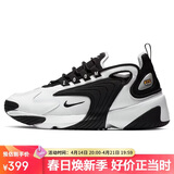 耐克NIKE 女子 休闲鞋 气垫  ZOOM 2K 运动鞋 AO0354-100白37.5