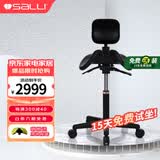 SALLI萨利马鞍椅护脊人体工学椅 牙科医生座椅 骑马椅子升降转椅 轻盈款（倾斜底盘）带靠背 大号气棒