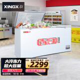 星星（XINGX） 426升 商用大容积卧式单温冰柜 冷藏冷冻转换冷柜 单箱变温冰箱 BD/BC-426E