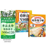 2026斗半匠 同步练字帖二年级下册 看拼音写词语 小学语文二年级练习册拼音拼读生字默写专项每日一练【2册】