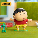 52TOYS 蜡笔小新动感新生活发条可动盲盒潮玩手办玩具单只随机生日礼物