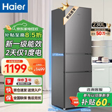 海尔（Haier）冰箱三开门一级能效冰箱家用出租房超薄节能电冰箱2天约1度电小户型小冰箱以旧换新补贴 【热销推荐】230升三门冰箱一级能效节能省电