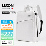乐上（LEXON）双肩包14英寸笔记本电脑包书包泰维克纸环保旅行包时尚背包白色