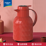 乐唯诗（LOVWISH）保温壶温显家用保温壶大容量玻璃智能温度显示开热水暖水瓶小暖壶 钻纹保温壶【温显款】中国红1L