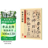 墨点字帖 成人初学者老年大学怀素自叙帖碑帖临摹本毛笔行草书字帖行书字帖成人练字帖行书速成女生草书毛笔