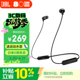 JBL TUNE 135BT蓝牙无线耳机 颈挂式运动耳机 无线立体声耳机 黑色