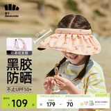 蕉下儿童防晒帽遮阳帽太阳帽子男女童空顶帽BM500贝壳帽狐狸乐园