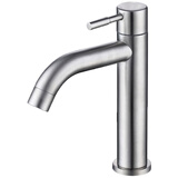 科固（KEGOO）K01017 304不锈钢面盆龙头 洗手盆卫生间单冷水龙头 不含进水管