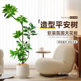 叹为观止大型植物发财树各种大颗盆栽开业乔迁客厅办公室内好养大型花卉 造型平安树1.6—1.8米【聚宝盆】 含盆