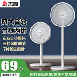 志高（CHIGO）电风扇落地扇家用立式机械电扇台扇摇头电扇空气循环风扇ZFS-3016 热卖推荐+7叶基础机械款 1