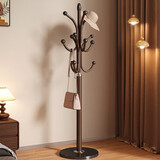 八海鸟衣帽架落地挂衣架立式挂衣服铁艺金属挂包架子入户玄关卧室大衣架