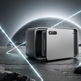 得力（deli）保险柜蓝牙解锁家用小型保险箱办公财务专用保险箱全钢防盗可入墙保密保管柜 自动开门20cm 时尚灰