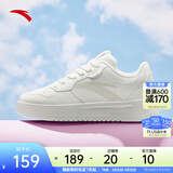 安踏轻松板鞋厚底小白鞋女鞋2026夏季增高百搭运动鞋休闲鞋百搭板鞋 【大logo】纸莎白-2 38.5