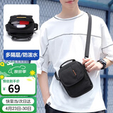 高尔夫（GOLF）单肩包男士休闲斜挎包男女帆布多隔层手机包防泼水迷你运动挂包
