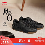 李宁月白2.0牛仔布拼接丨板鞋男夏透气增高舒适百搭经典休闲鞋AGCU275