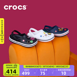 CROCS卡骆驰卡骆班洞洞鞋时尚百搭男鞋休闲鞋舒适沙滩鞋|11016 黑色-001 41 /42(260mm)