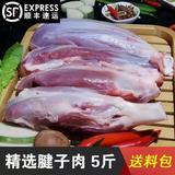 品鲜顺丰新鲜现杀5斤整根分割前腱后腱不注水猪非牛腱金钱腱 原切精品腱子--3斤