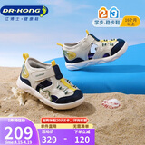 江博士学步鞋夏季男女童轻便运动风宝宝儿童凉鞋2B14A2042BM米/蓝24码