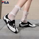 斐乐（FILA）韩素希同款飞驰凉鞋玛丽珍运动凉鞋女鞋2026夏季新款芭蕾薄底鞋子 雾霾灰/黑-VB 37.5