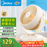 美的（Midea）【小型风扇】轻音台式桌面空气循环扇家用柔风电风扇宿舍办公迷你台扇落地扇空调伴侣 GAF18AD