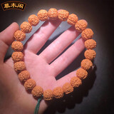 慕木阁 五瓣藏式盘龙纹小金刚菩提子佛珠手串108颗挂脖男女文玩手链 B2 【玩家级】5瓣盘龙纹金刚手串12毫米*23颗